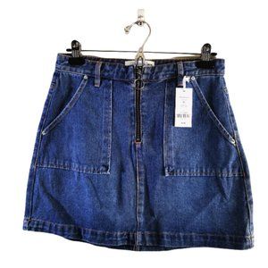 Ardene, Skirt, Denim Blue, Medium, with pockets